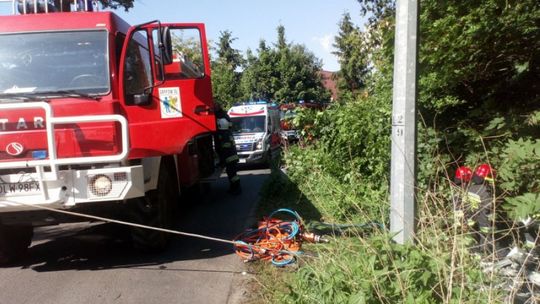 Wypadek w Karłowcu. Ranne trzy osoby