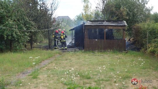 Pożar i wybuch butli z gazem