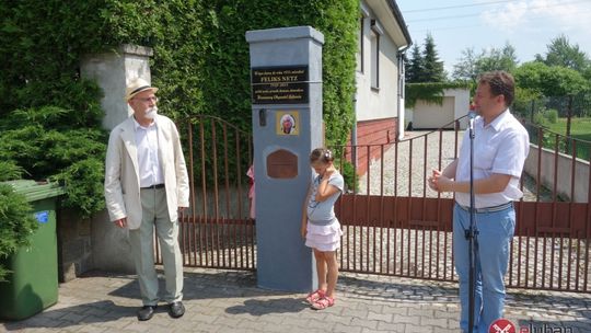 Odsłonięto tablicę upamiętniającą Feliksa Netza