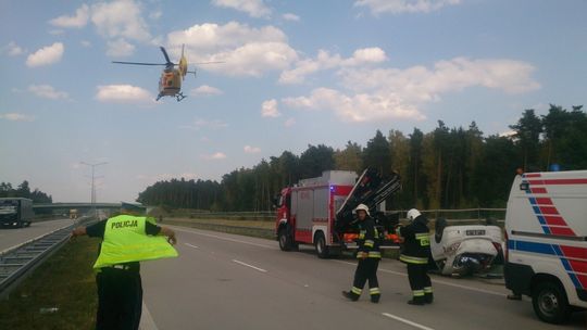 Autostrada w kierunku Wrocławia zablokowana