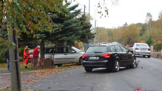 Kolizja na nowo wyremontowanej drodze