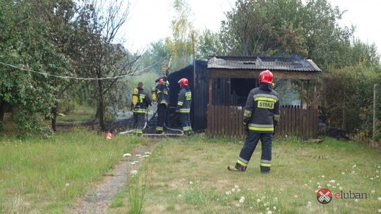 Pożar i wybuch butli z gazem