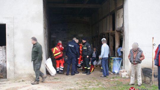 Pożar budynku mieszkalnego w Henrykowie