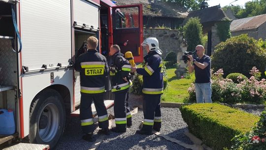 Napad terrorystyczny i pożar w Zamku Czocha