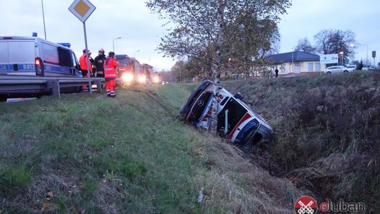 Kolizja z udziałem karetki pogotowia ratunkowego