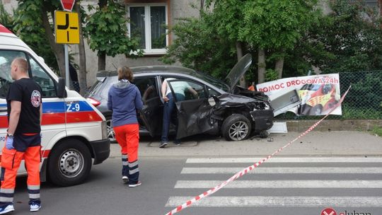 Kolizja na Osiedlu Piastów