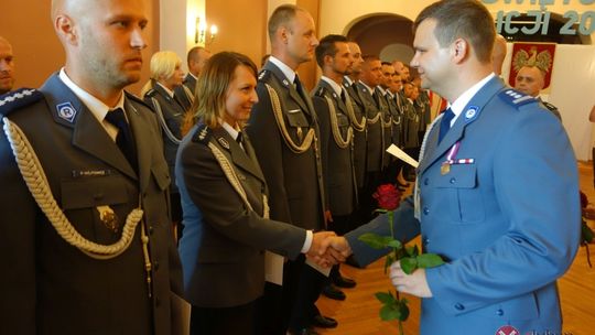 Uroczyste obchody Święta Policji w Lubaniu