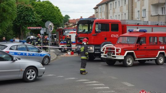 Kolizja na Osiedlu Piastów