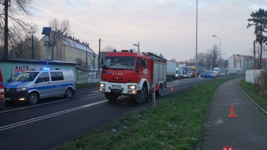 Potrącenie na Warszawskiej