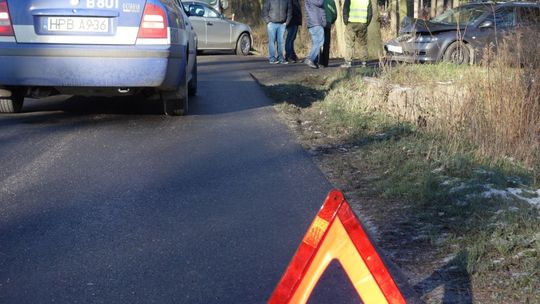 Kolizja czterech aut na obwodnicy Lubania