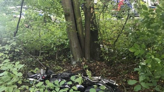 Motocyklista z powiatu lubańskiego w stanie ciężkim