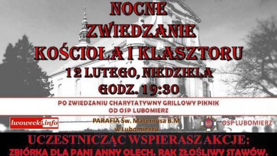 Charytatywne Nocne Zwiedzanie Kościoła