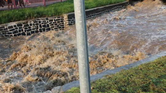 Oberwanie chmury nad Olszyną