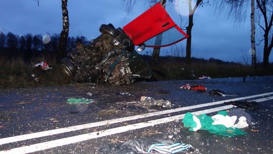 Groźny wypadek na łączniku do autostrady