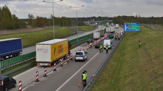 Ćwiczenia na autostradzie A4