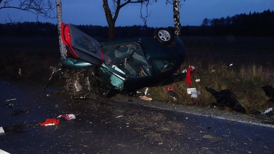 Groźny wypadek na łączniku do autostrady