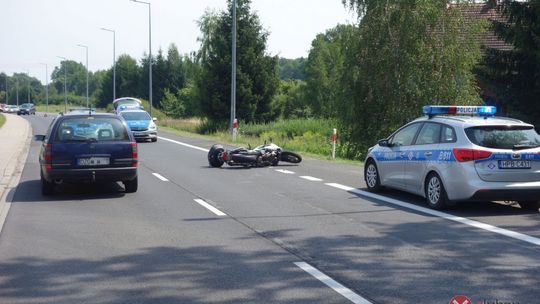 Potrącenie motocyklistów