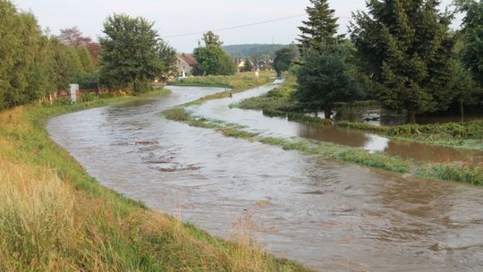 Oberwanie chmury nad Olszyną