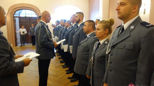 Uroczyste obchody Święta Policji w Lubaniu