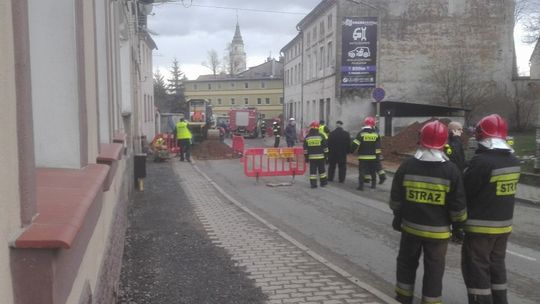 Poważny wyciek gazu w centrum Gryfowa