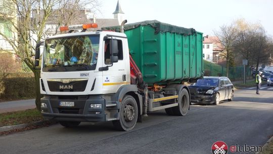 Wypadek na Kazimierza Wielkiego w Lubaniu