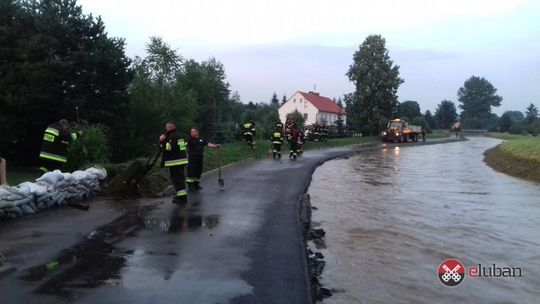 Oberwanie chmury nad Olszyną