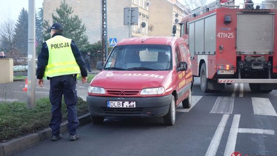 Potrącenie na Warszawskiej