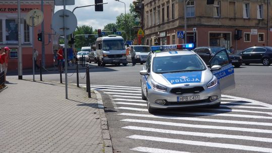 Stłuczka z udziałem autobusu