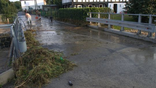 Oberwanie chmury nad Olszyną