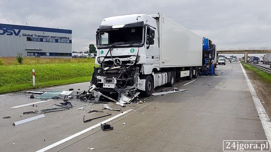 Poważny wypadek na autostradzie A4