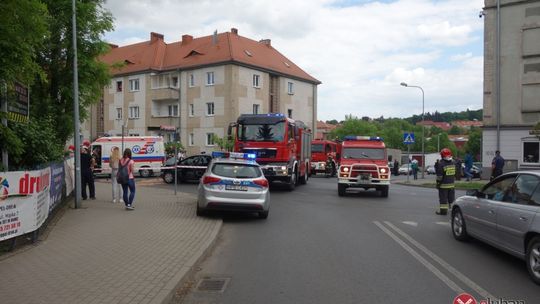 Kolizja na Osiedlu Piastów