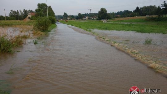 Oberwanie chmury nad Olszyną