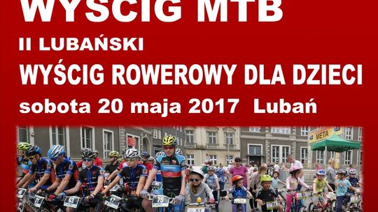 Wyścigi rowerowe ulicami Lubania